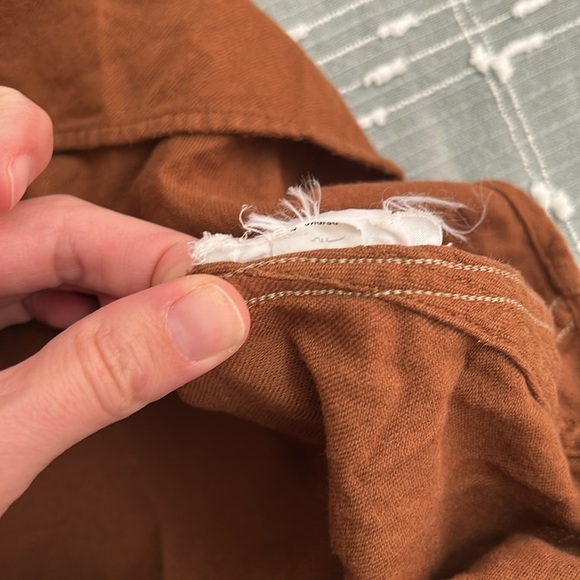 Banana Republic Mens Rust color Button Down | Size XL - Picture 9 of 9